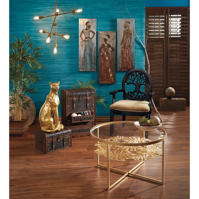 3-Piece Stylish African Lady Wall Art, , large