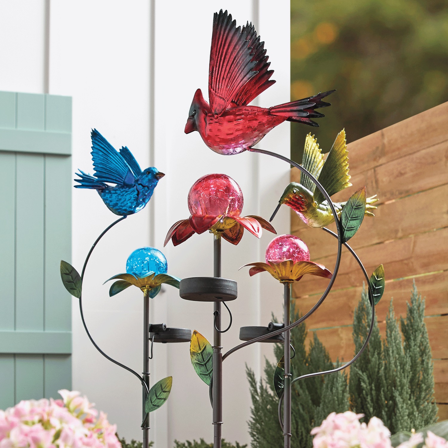 Solar Bird Stake | Seventh Avenue