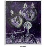 Wolf Night Novelty Sherpa Throw, , large