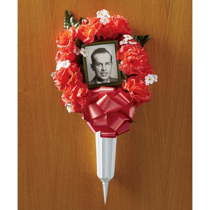 Photo Holder Memorial Vase, , large