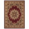 Floral Kirman Rug - 8' x 10', Burgundy, large