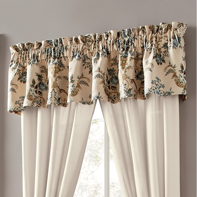 Serenity Jacquard Valance, , large