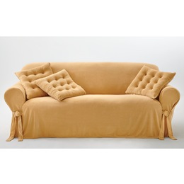 Slipcovers Chair Sofa Covers Seventh Avenue Devonshire Velvet Slipcovers Tufted Cushion And Panel