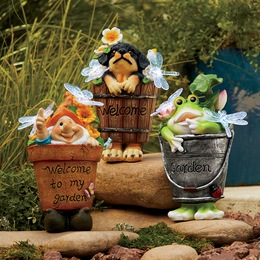 Solar Garden Figurines, , large