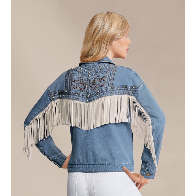 Southwest Denim Jacket, , large