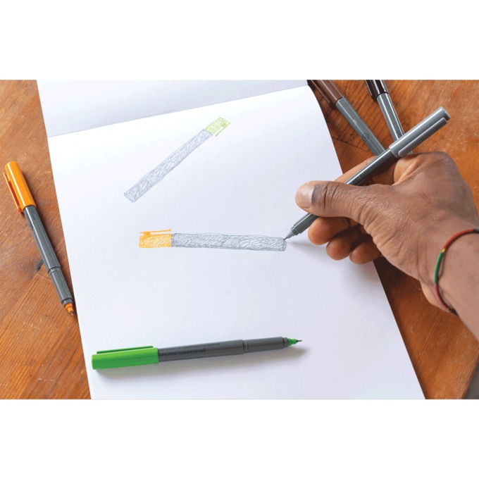 Art Alternatives 24-Piece Extra-Fine Permanent Marker Set, , large