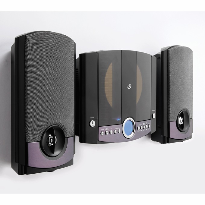 GPX Wall-Mount Home Music System, , large
