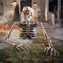 Giant Ground-Breaking Skeleton Lawn D&eacute;cor, , large