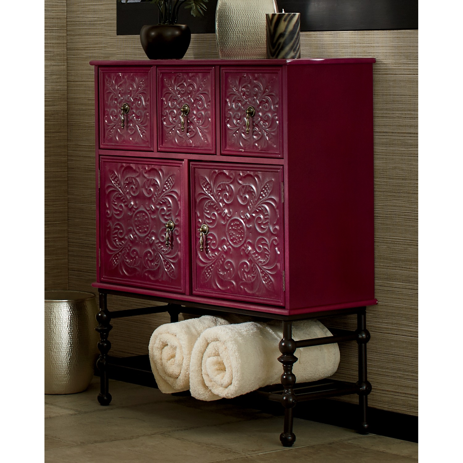 Embossed Floral Seventh Avenue