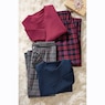 Plaid 4-Piece PJ Set, , large