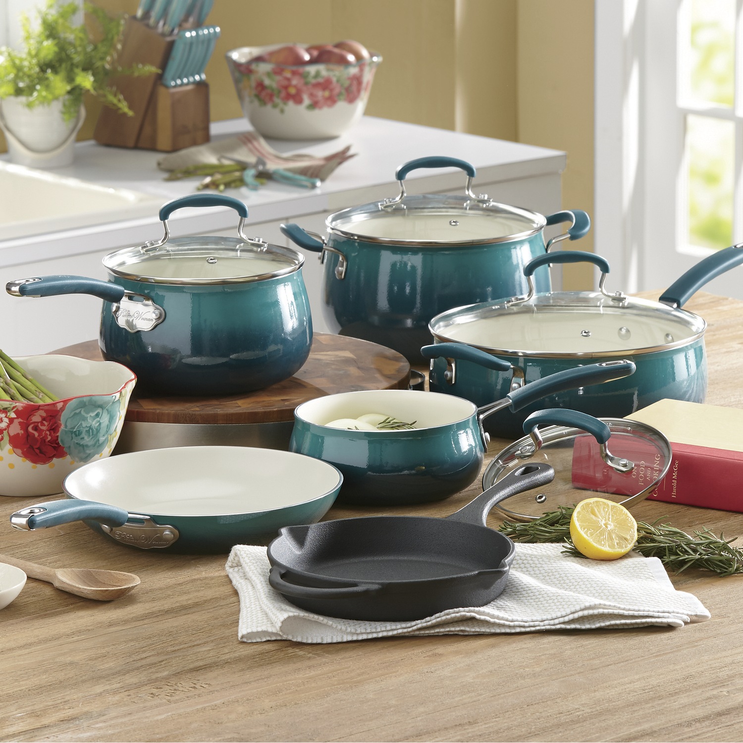 Porcelain Enamel Cookware Set by Pioneer Woman | Seventh ...
