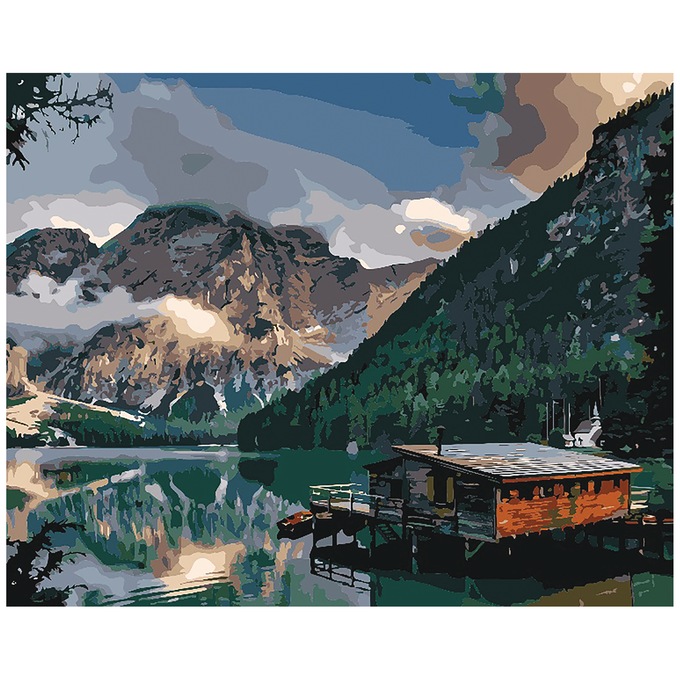 Adult Advanced Paint-by-Numbers Kit, , large