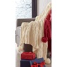 Cable Knit Chenille Throw, , large