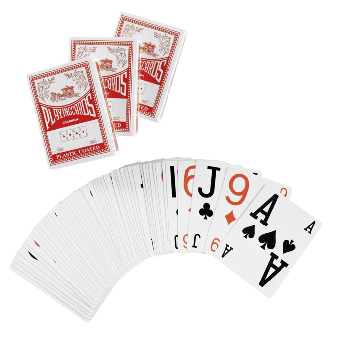 3-Pack Easy Read Playing Cards, , large