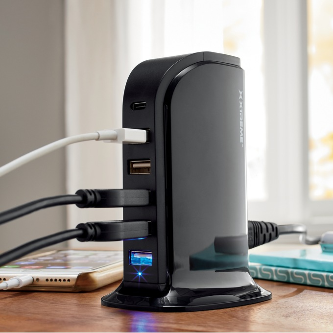 Multi-Port USB Desktop Charger, , large