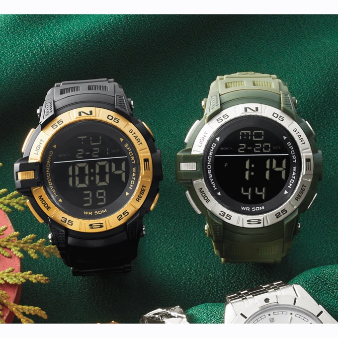 Men's Digital Sport Watch, , large