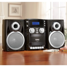 Naxa Portable CD/Cassette Player with AM/FM Stereo, , large