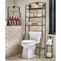 3-Piece Floral Bath Furniture Set, , large