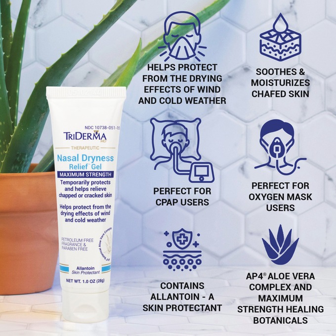 Triderma Nasal Dryness Relief Gel, , large