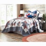 Brave Floor-Length Embroidered Quilt and Sham, , large