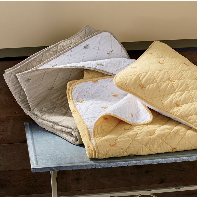 Honey Bee Oversized Quilt, Honey, large