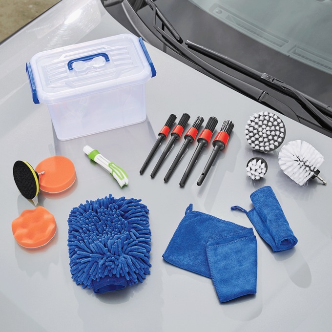 16-Piece Power Brush Detailing Kit, , large