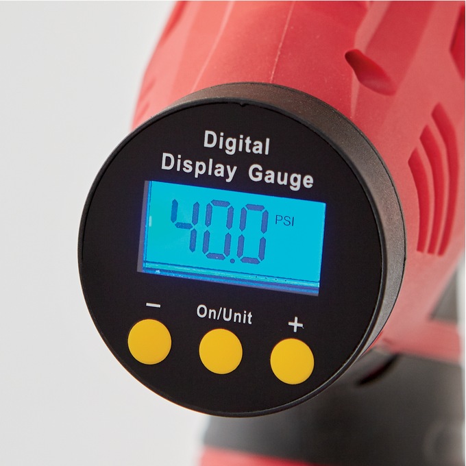Cordless Tire Inflator with Digital Gauge, , large