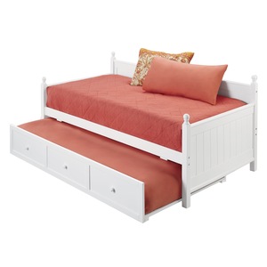 White Wooden Daybed, , large
