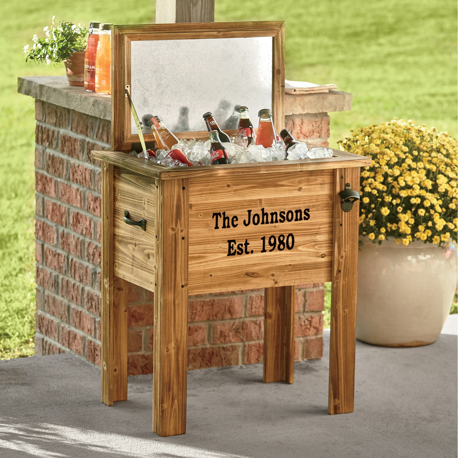 Wood Patio Cooler | Seventh Avenue