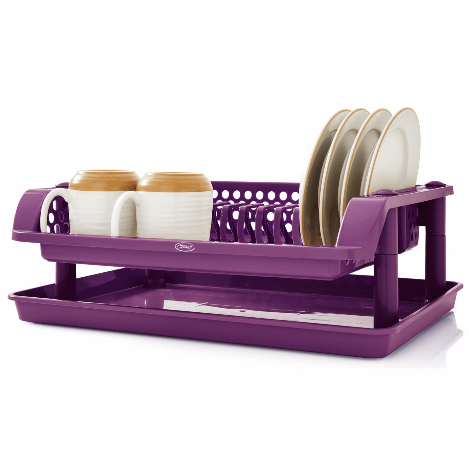 Ginny's Single-Tier Dish Rack with Tray | Seventh Avenue
