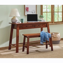 Rustic Desk and Bench, , large