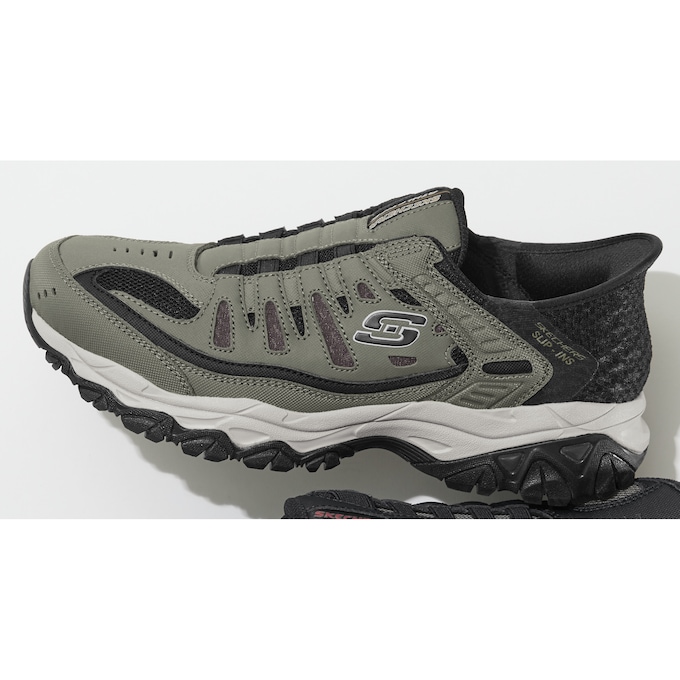 Skechers Men's Arch Fit Slip-Ins After Burn M. Fit Sneaker, Brown, large
