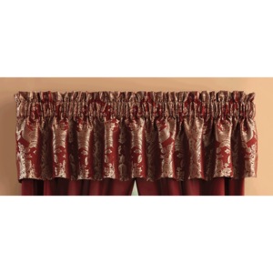 Majestic Damask Jacquard Valance, , large