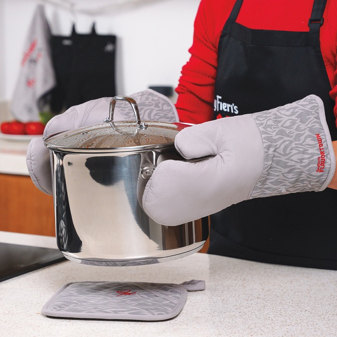 Guy Fieri Flavortown 10-Piece Stainless Steel Cookware Set, , large