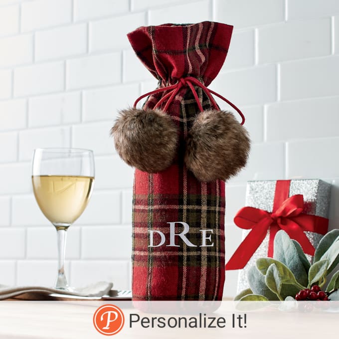 Personalized Wine Gift Bag, , large