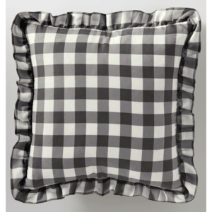 Lorelei Pillow Cover, Gray Ivory, large