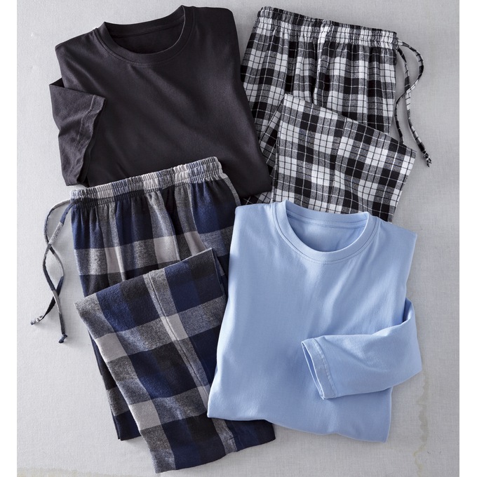 Men's 4-Piece Toby PJ Set, , large