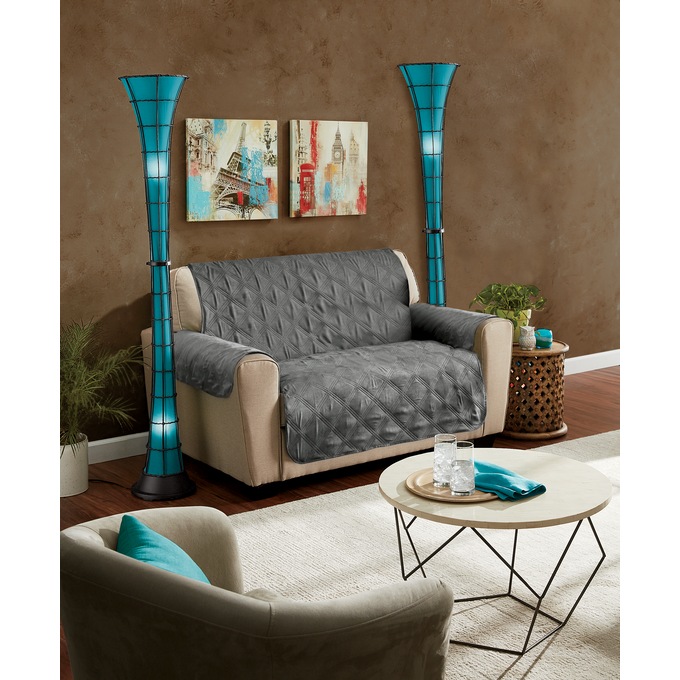 Tall Floor Lamp, Teal, large