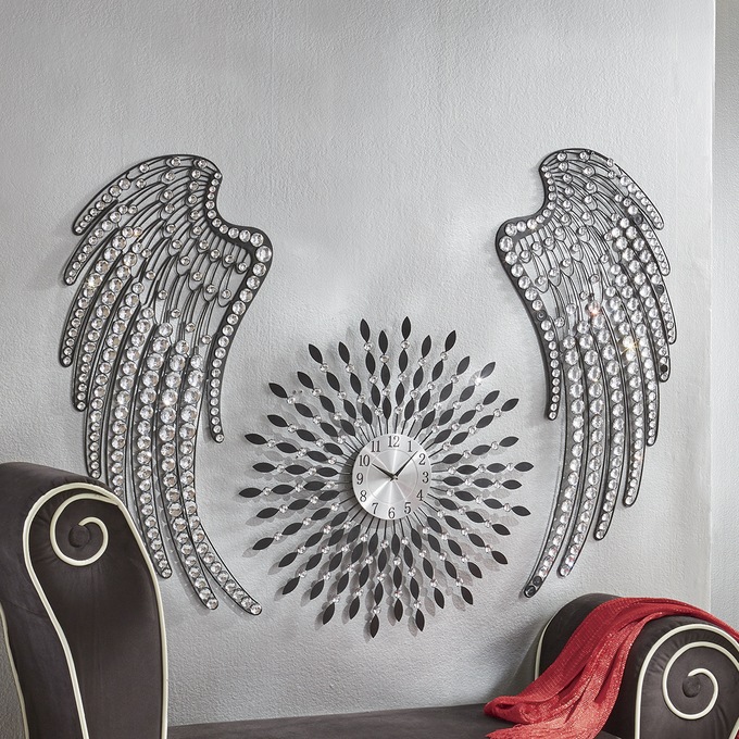 Set Of 2 Jeweled Wings Wall Decor Seventh Avenue