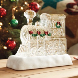 Lit Musical Train Waterglobe, , large