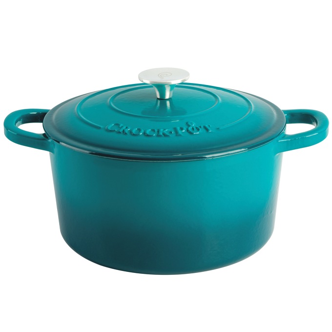 Crock Pot Artisan 5-qt. Enameled Cast Iron Dutch Oven with Lid, , large