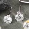 14K Gold Lab-Created Diamond Round Solitaire Post Earrings - 1.0 CTTW, , large