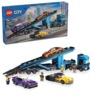 LEGO Car Transporter Truck with 3 Sports Cars, , large