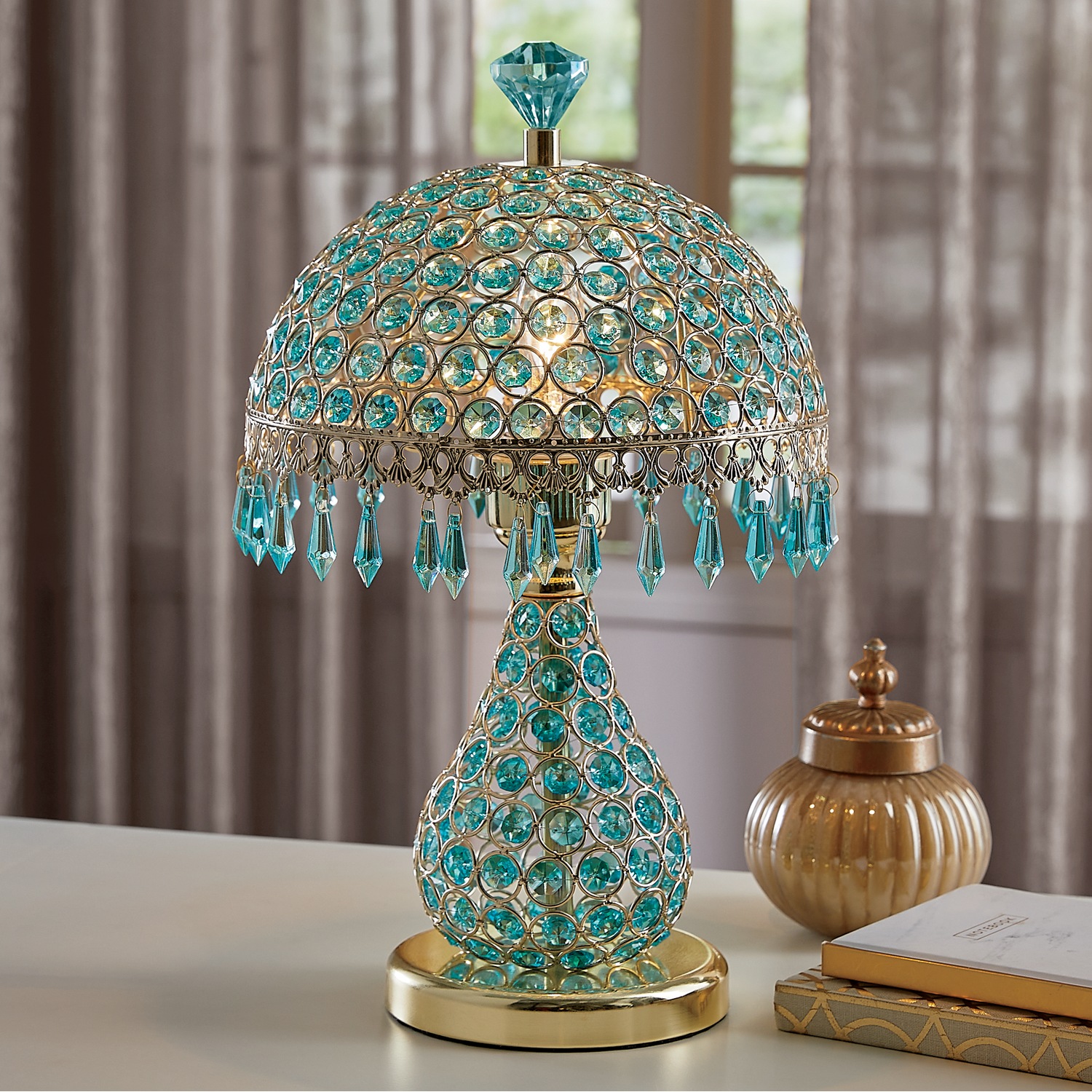 Crystal Table Lamp | Seventh Avenue