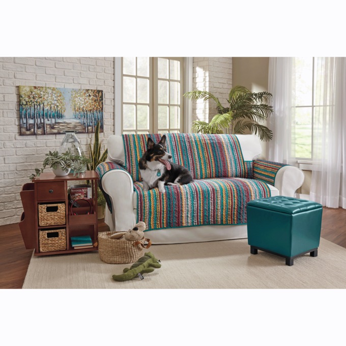 Bright Stripe Furniture Protector, , large