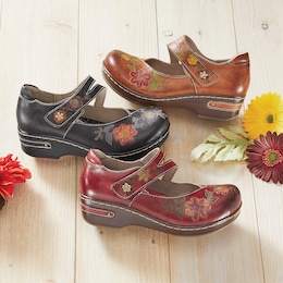 L'Artiste Mamataish Leather Mary Jane with Low Heel by Spring Step, , large