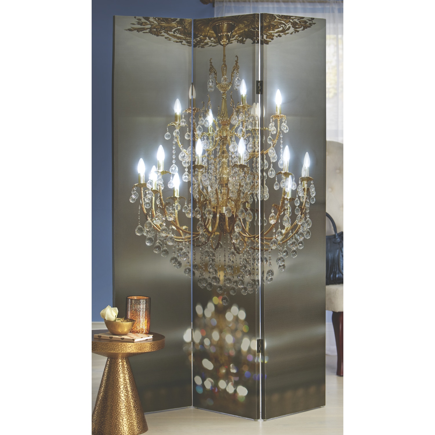 Chandelier Screen | Seventh Avenue