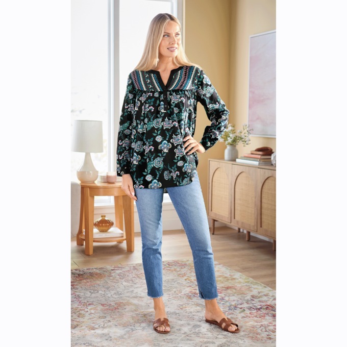 Fiona Floral Tunic, , large