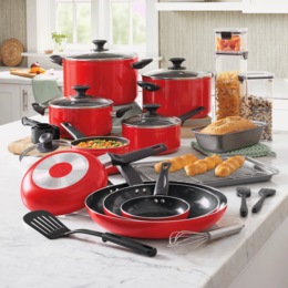 Chef Tested 32-Piece Ceramic Nonstick Cookware Set, , large