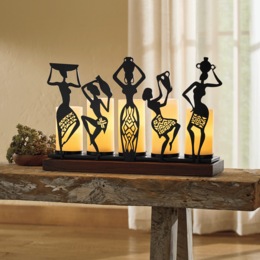 Dancing Ladies Candleholder, , large